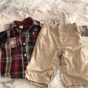 Large Baby Gap boy bundle dress up bodysuits